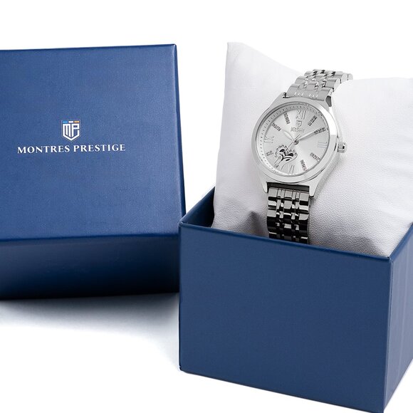 Montres Prestige X Invicta Women\'s Watch 33mm Open Heart Crystal (MPW-0013) New!